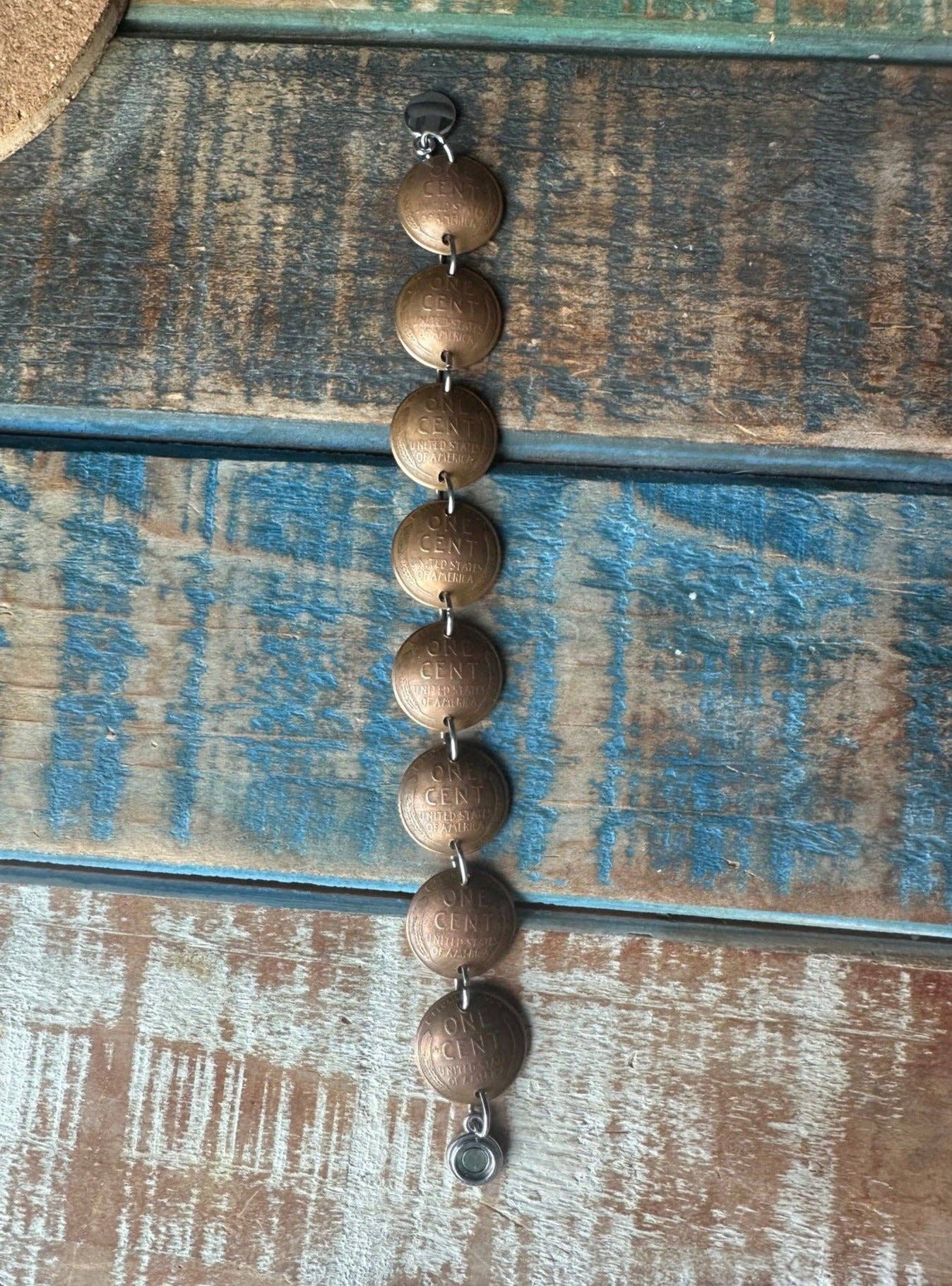 Wheat Penny Coin Bracelet