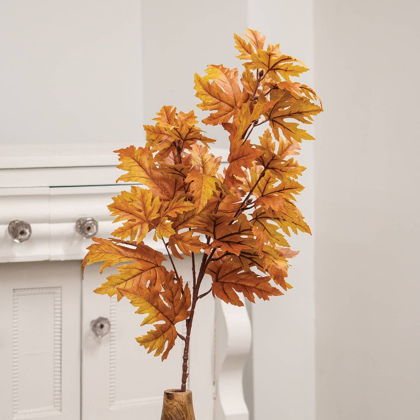 Late Fall Turning Maple Leaf Spray - 36.5"