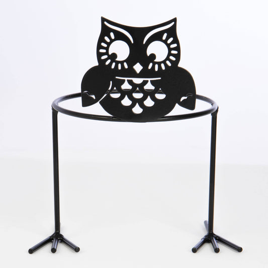 RD METAL PUMPKIN STAND-OWL