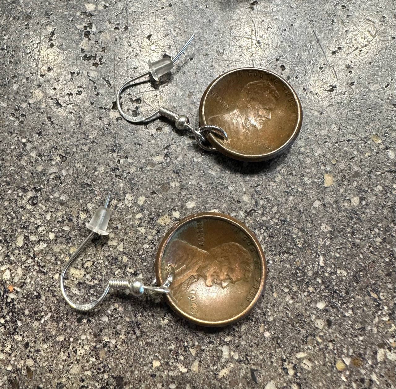 Wheat Penny Coin Earrings