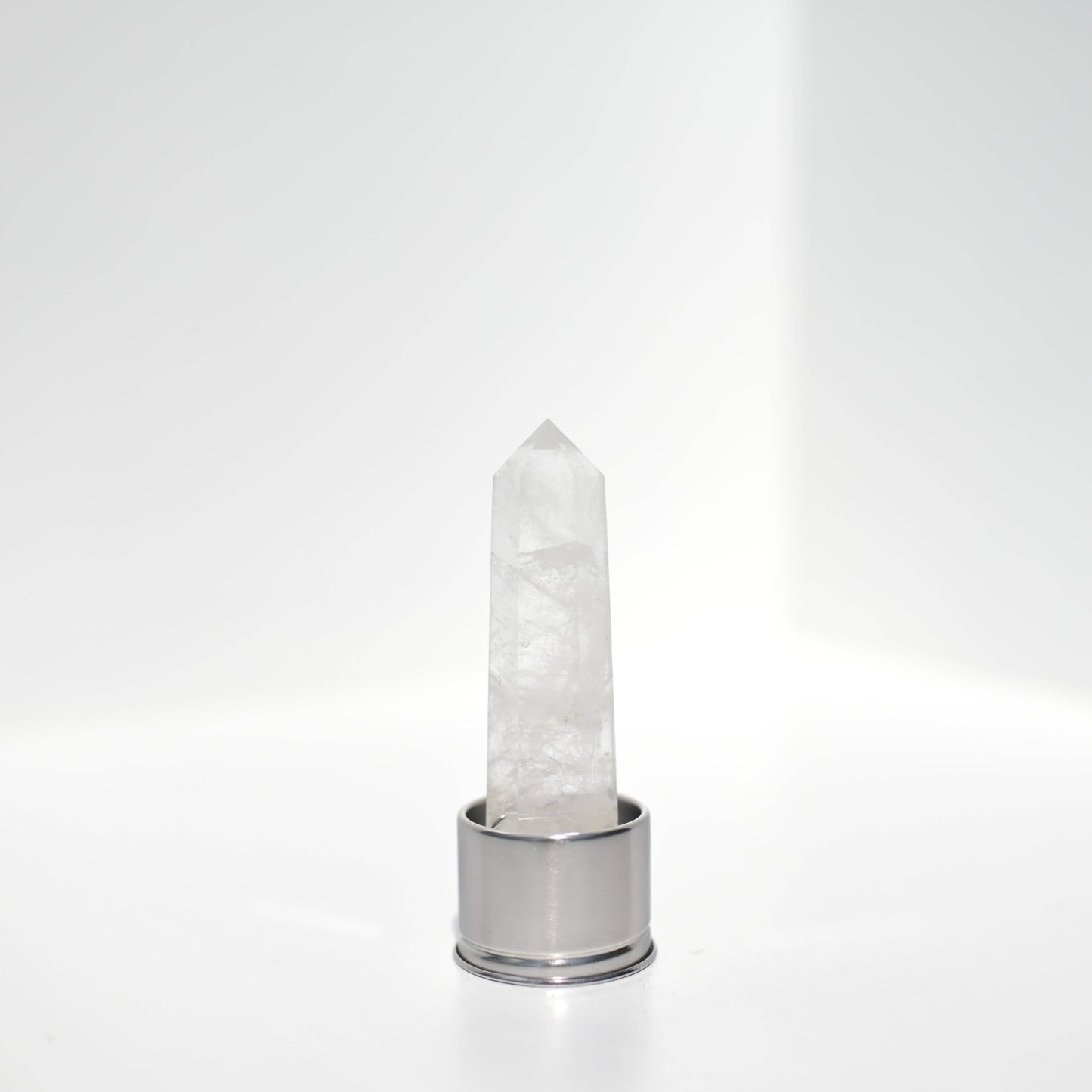 Crystal Clear Wand Water Bottle - Clear Quartz