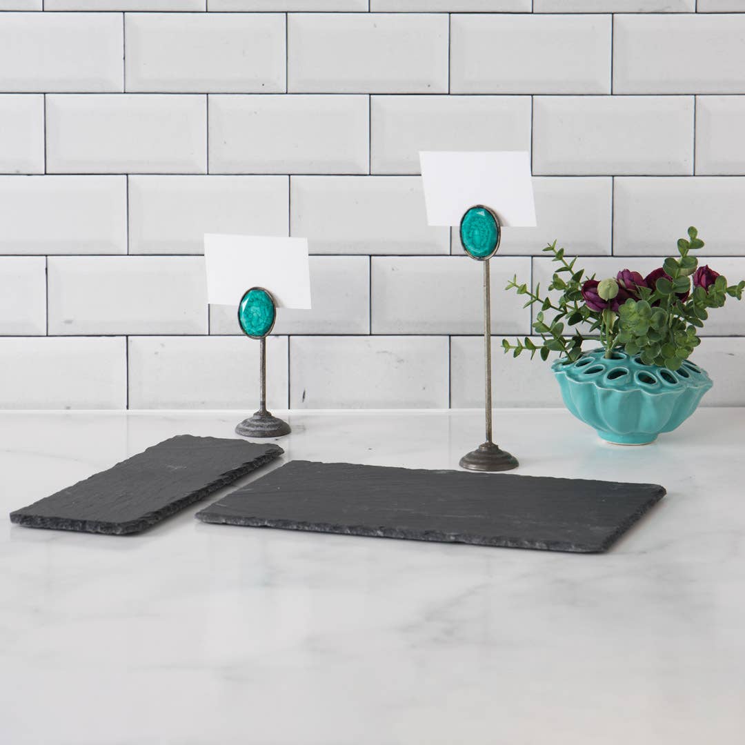 RECT SLATE CHEESE PLATE