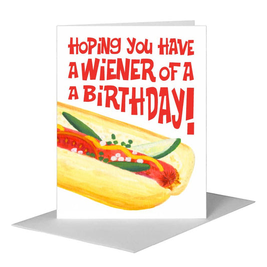 Hot Dog, Greeting Card (8596J): A2 Card