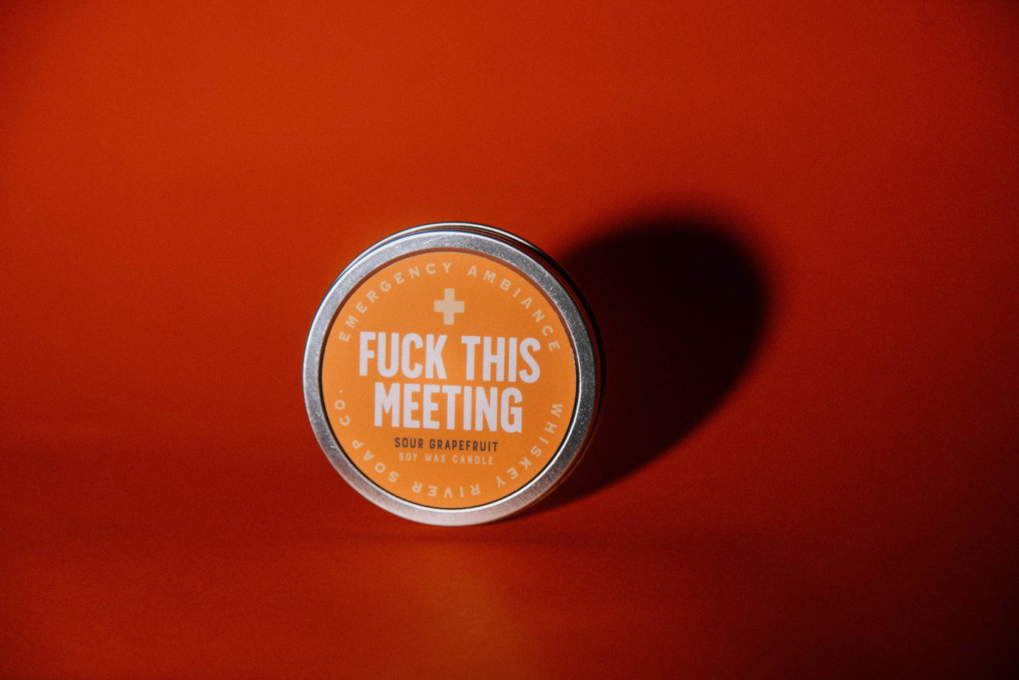 Fuck This Meeting Emergency Ambiance Travel Tin | Funny Cand