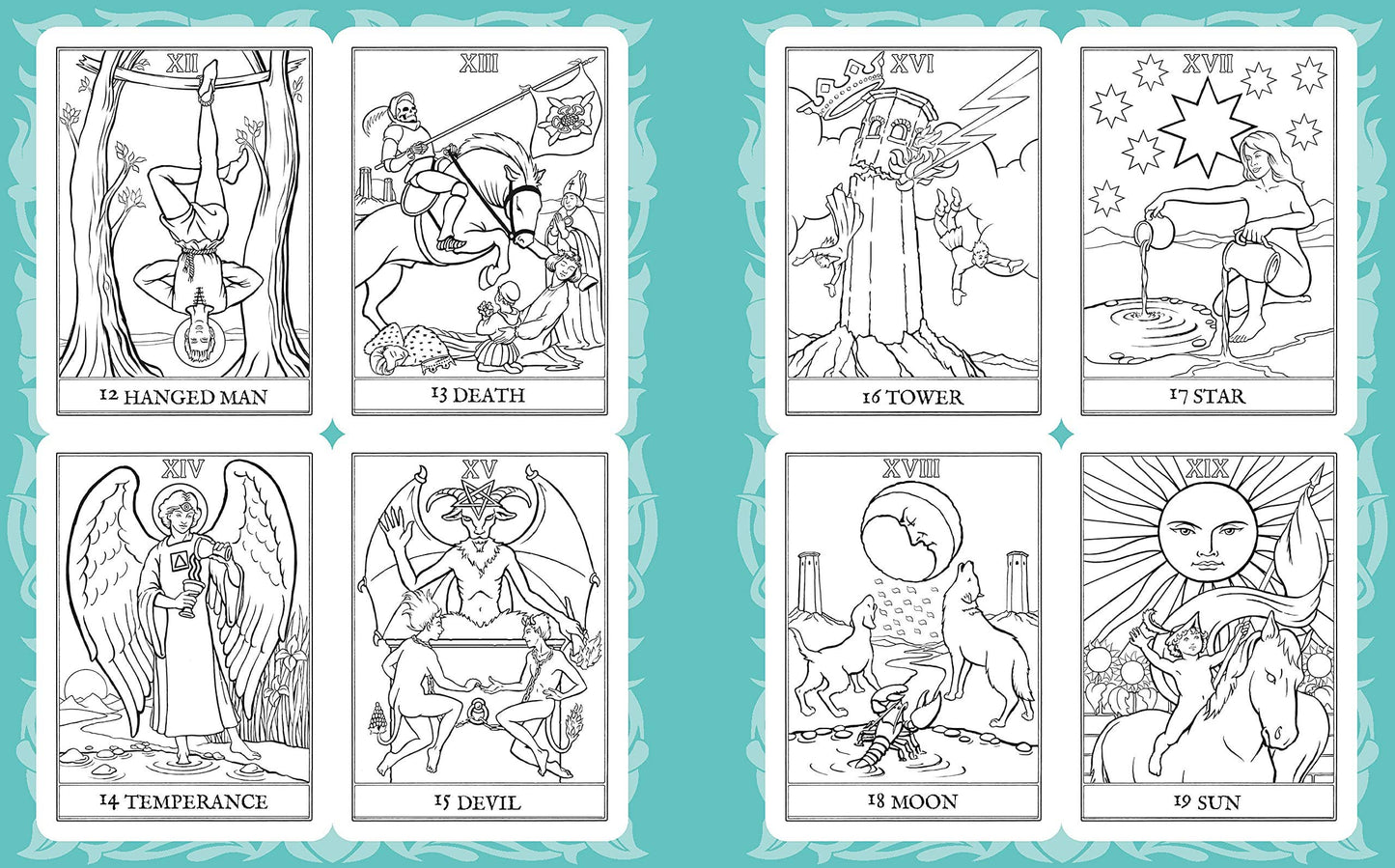 Create Your Own Tarot Deck: Full Set of Cards to Color: US edition