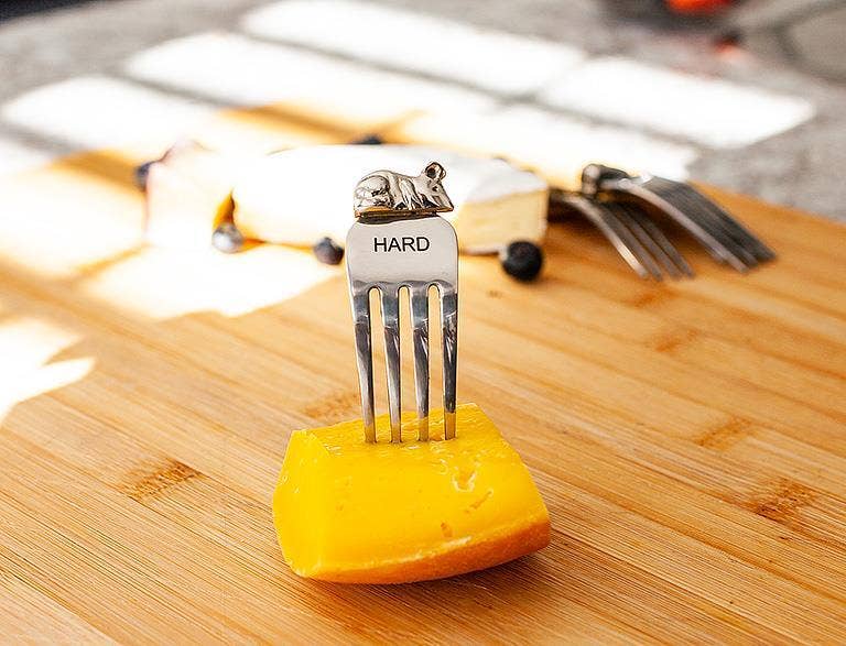 S/4 Cheese Markers w/Mouse-3"H
