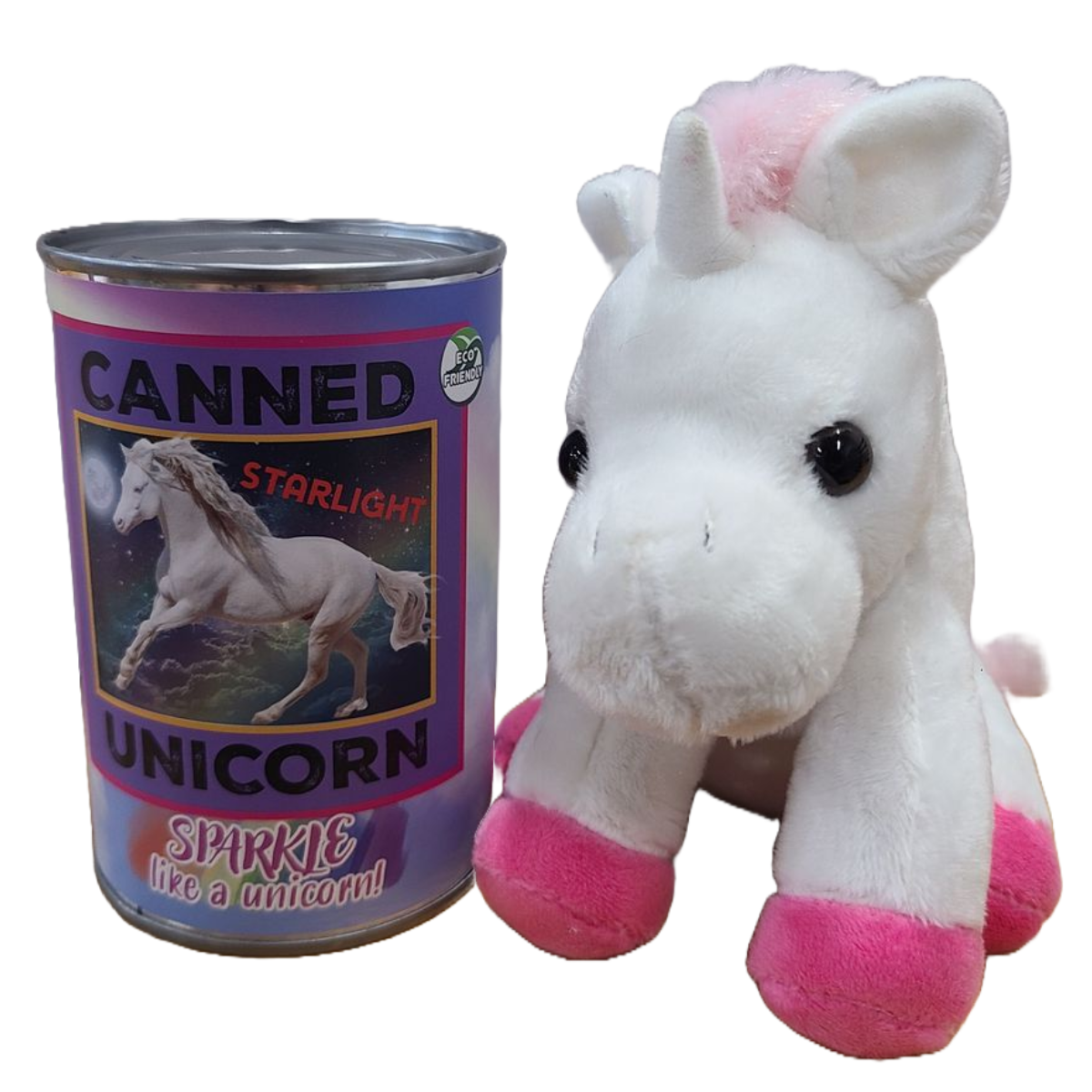 Canned Unicorn | Stuffed Animal Plush w/Fun Jokes|Starlight: Standard Lid