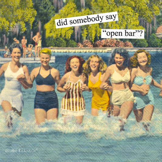 Open Bar - napkins