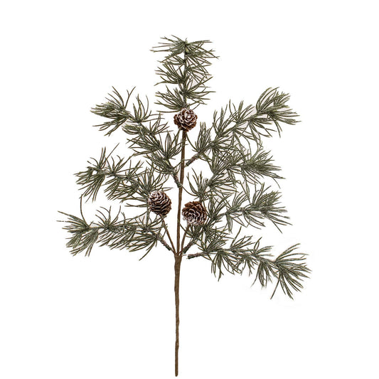 Iced Weeping Pine Spray, 20"