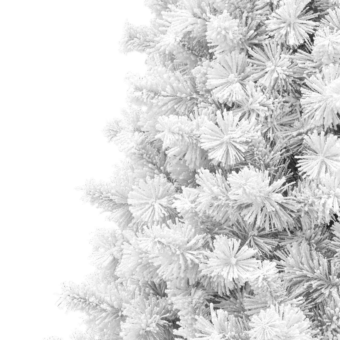PVC Pine Snow Flocked: 8'
