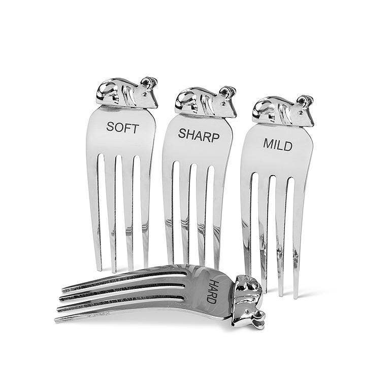 S/4 Cheese Markers w/Mouse-3"H