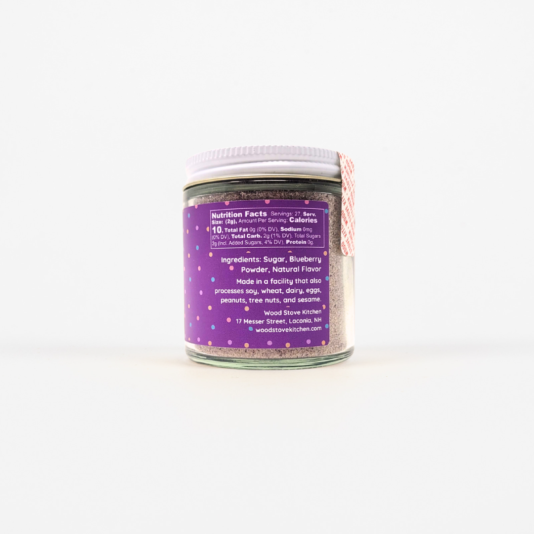 Blueberry Sugar for Tea, Cocktails, Rimming, and More