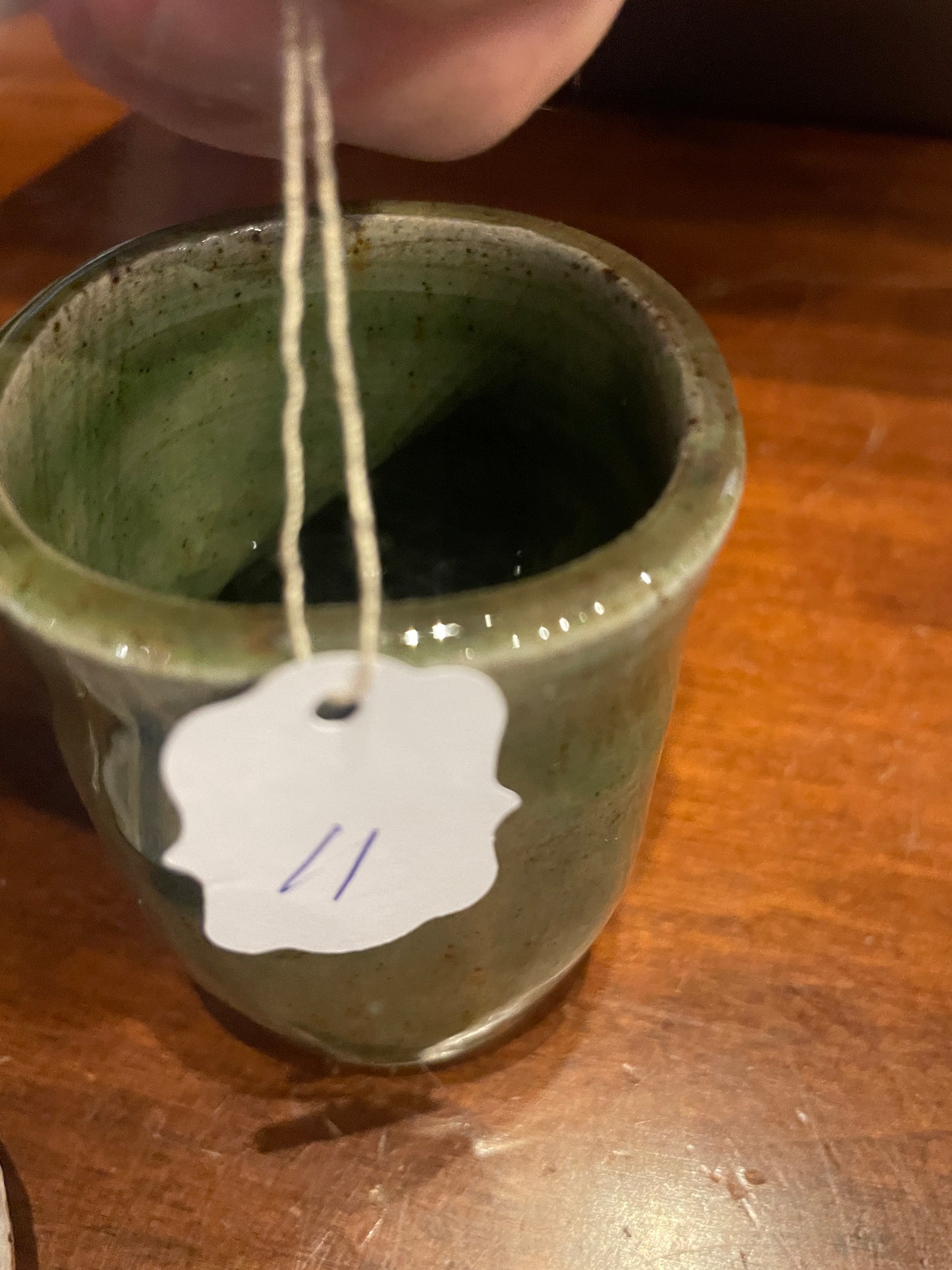 Green Vase Medium Ceramic #11