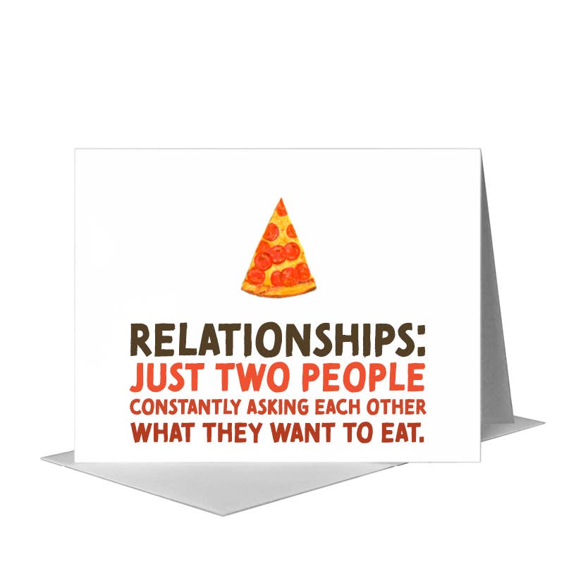 Pizza Slice, Greeting Card (8411H): A2 Card