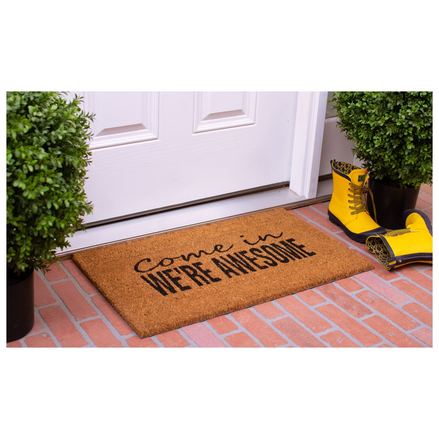 We're Awesome Doormat: 17''x29''