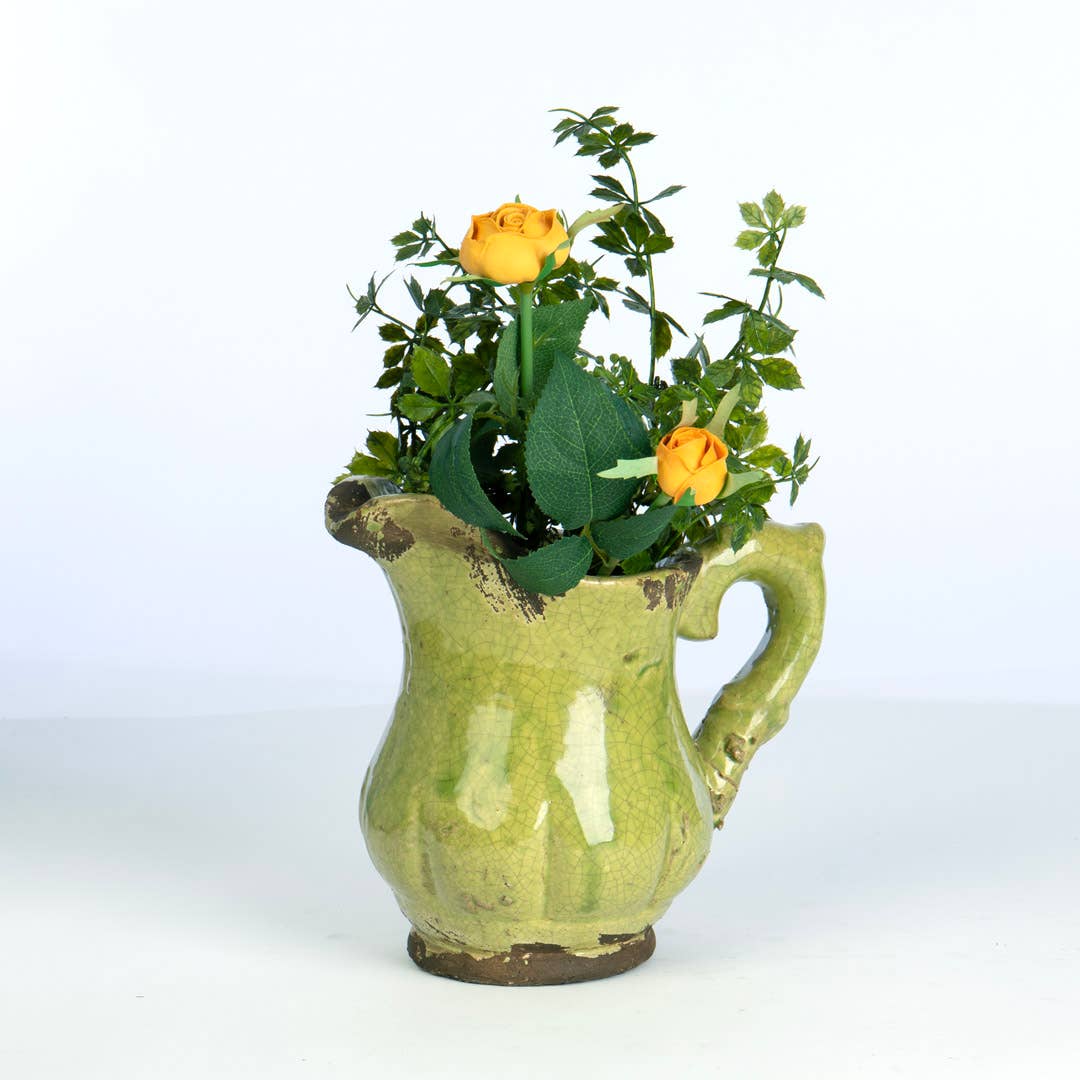 RD CERAMIC PITCHER - GREEN