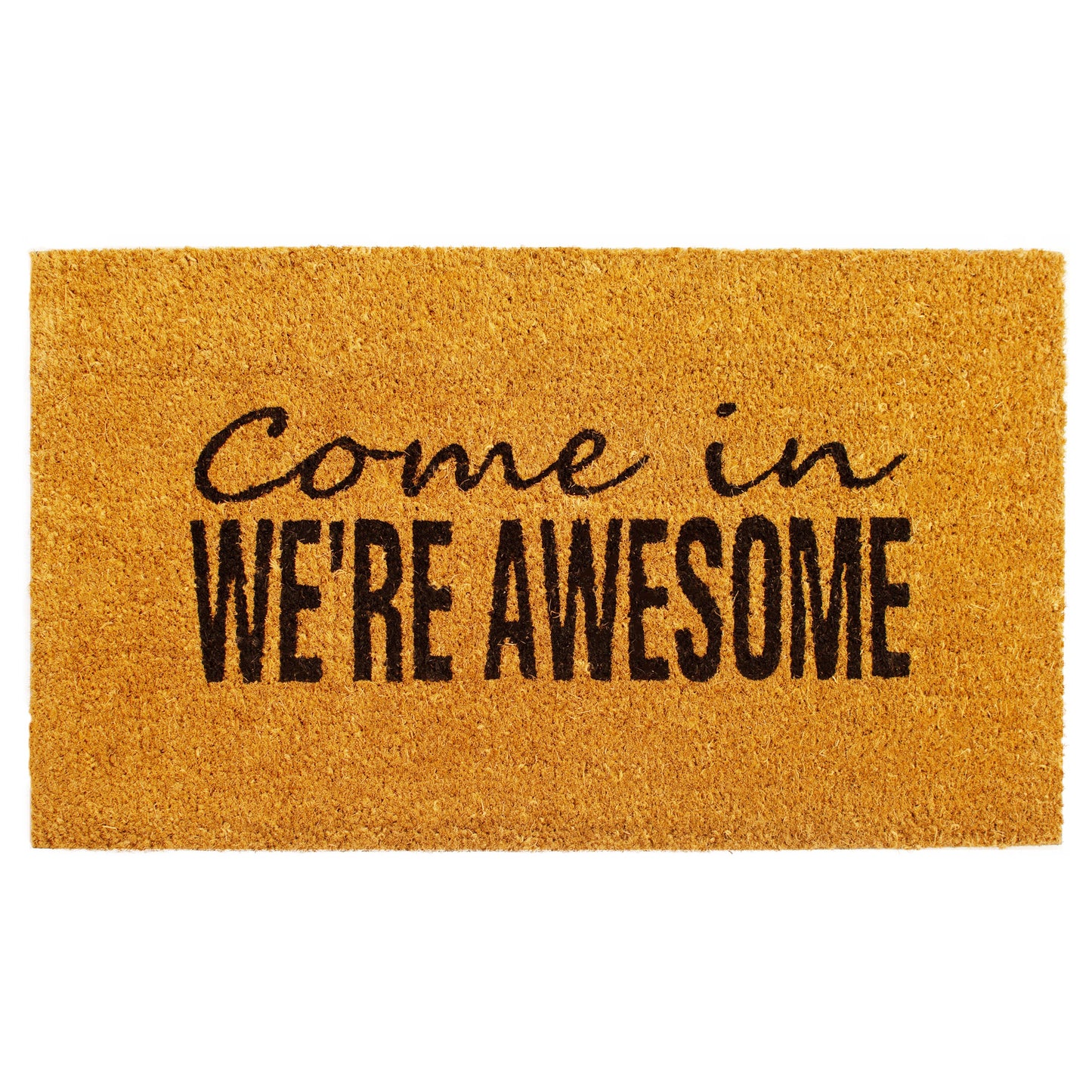 We're Awesome Doormat: 17''x29''