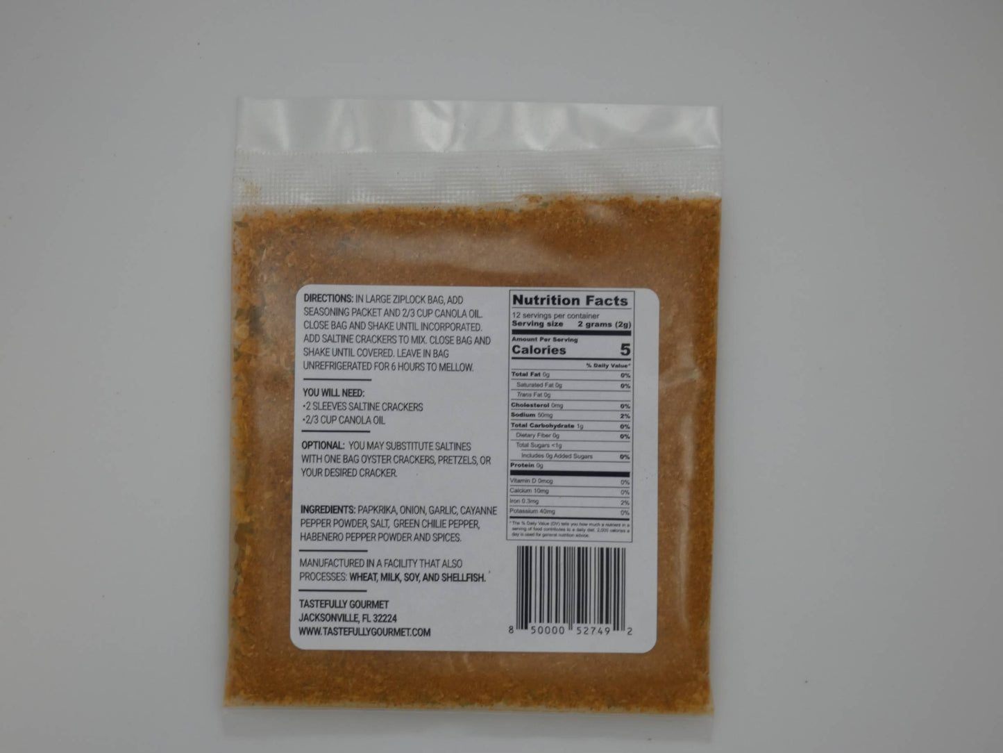 Carolina Reaper Cracker Seasoning Mix