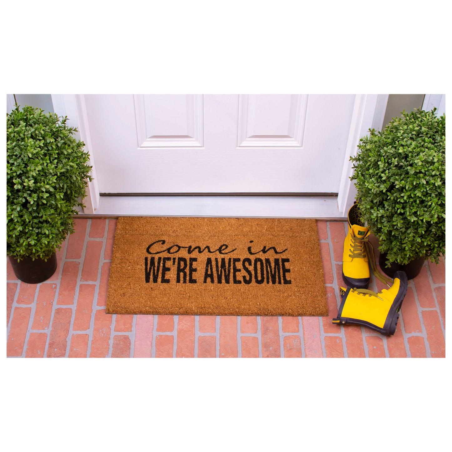 We're Awesome Doormat: 17''x29''