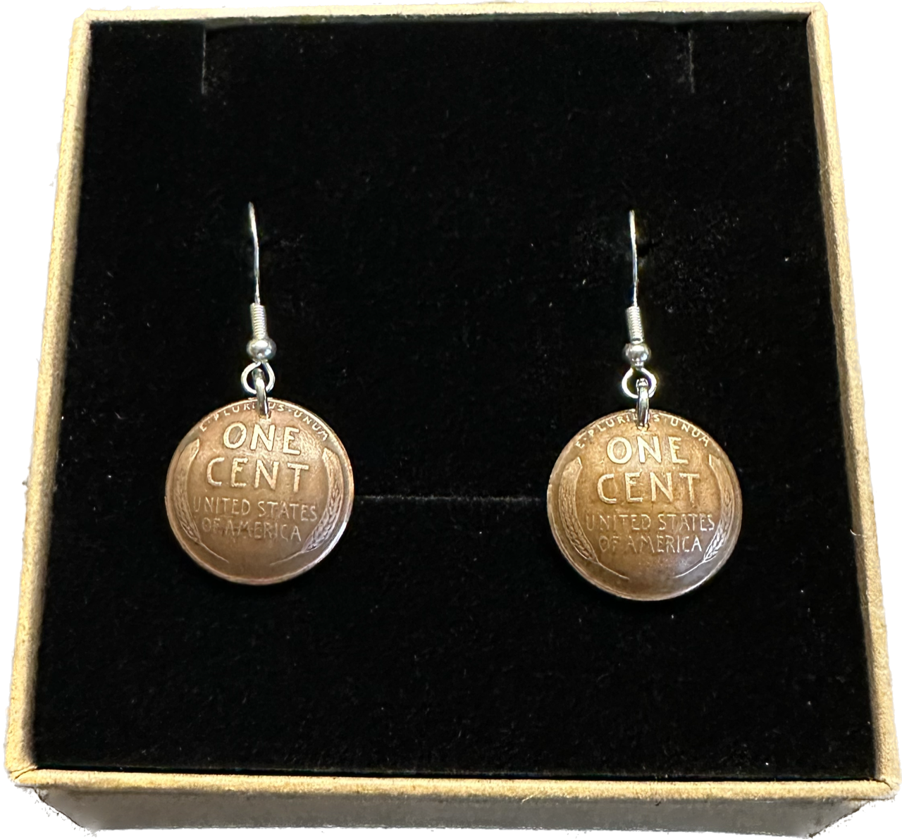 Wheat Penny Coin Earrings