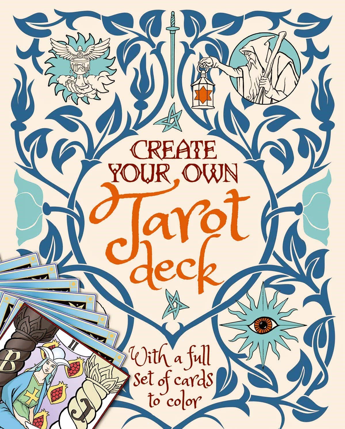 Create Your Own Tarot Deck: Full Set of Cards to Color: US edition