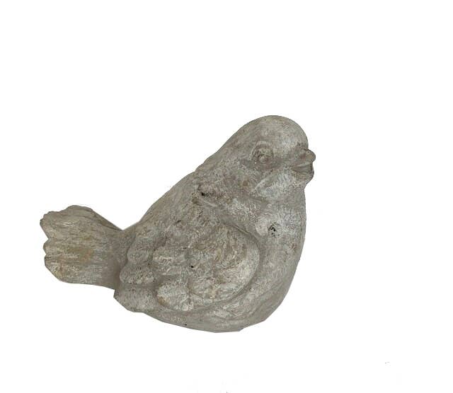 Sitting Cement Bird Statue
