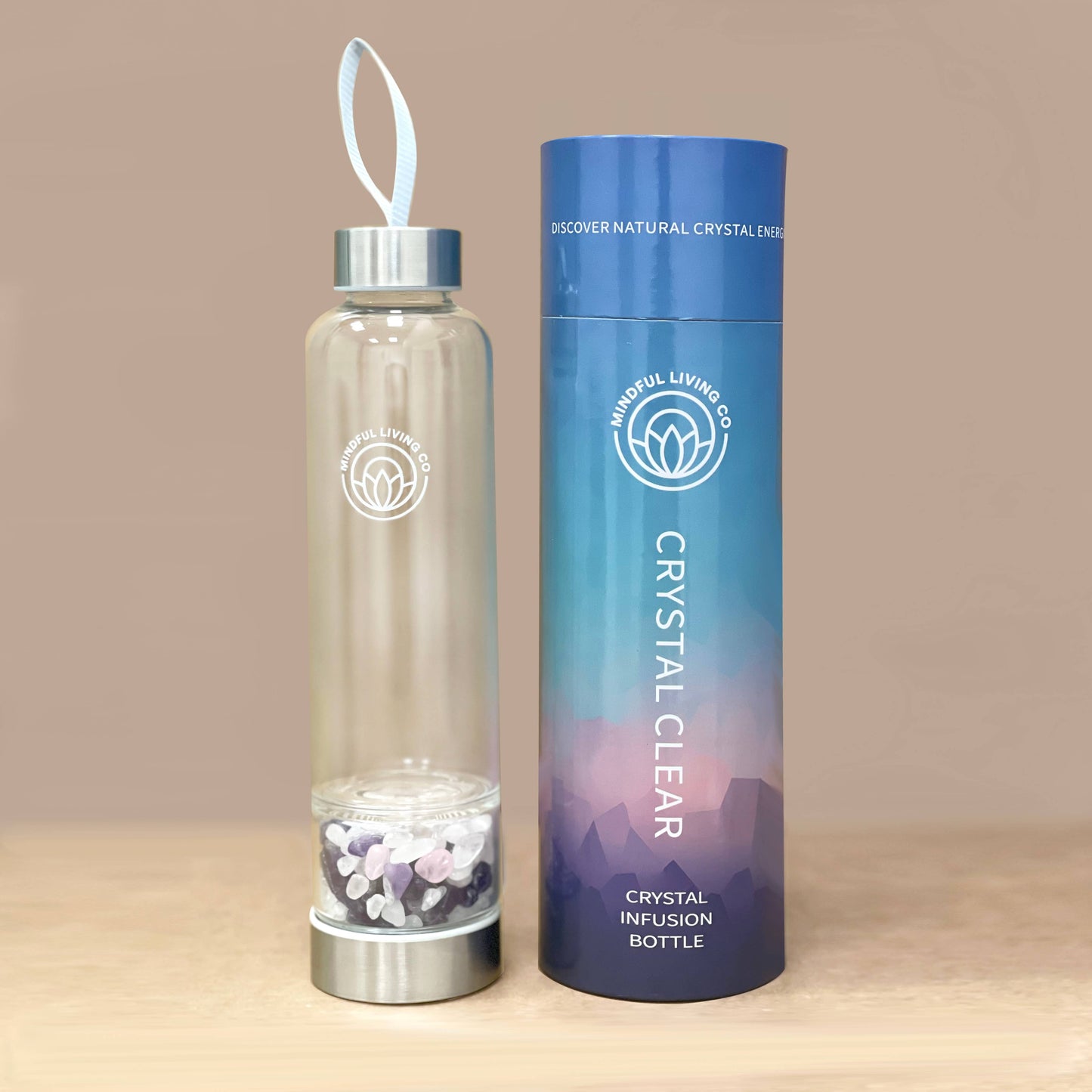Crystal Clear Jar Bottle in Love – Love & Happiness Blend
