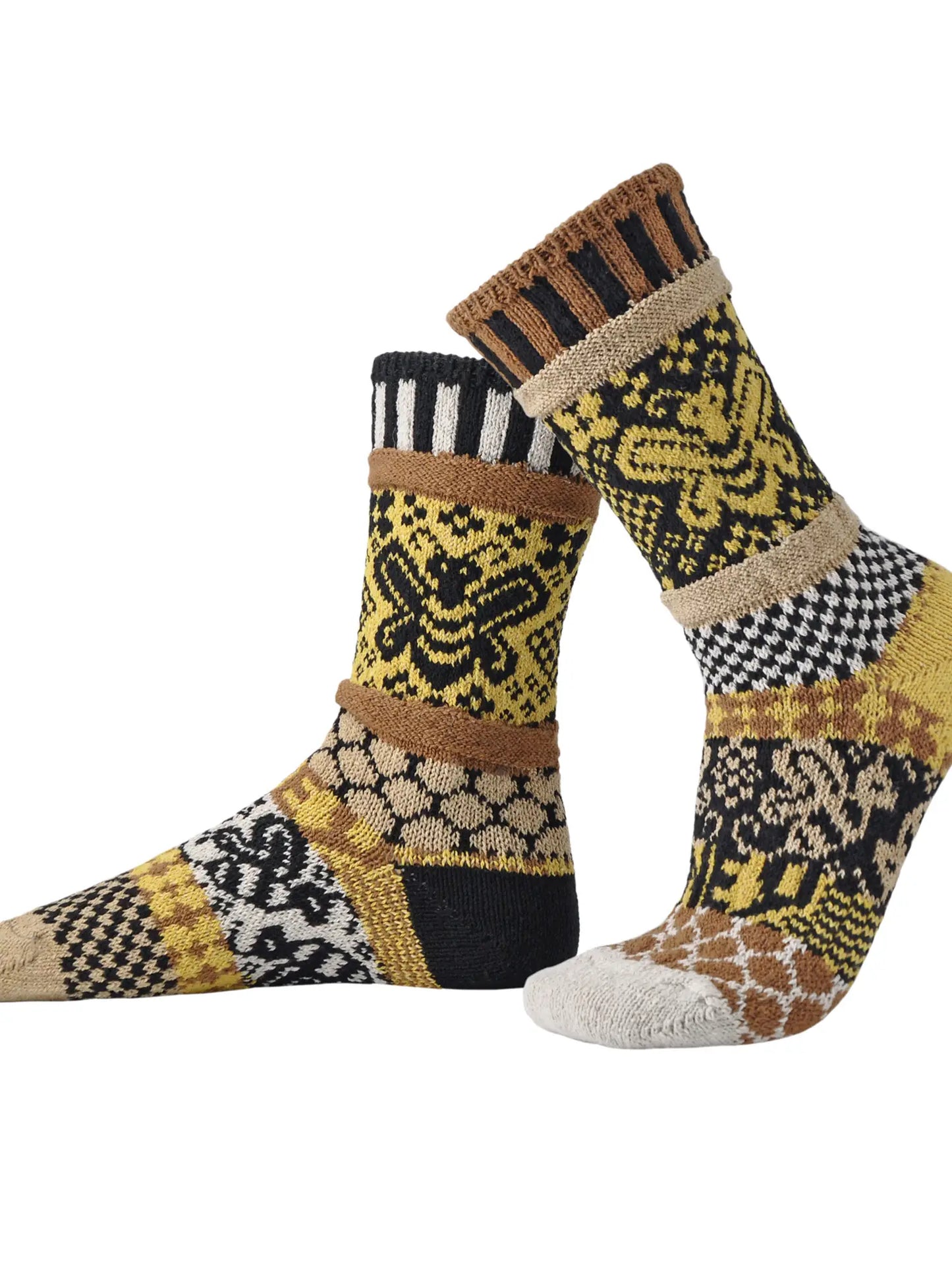 Honey Bee Adult Crew Socks
