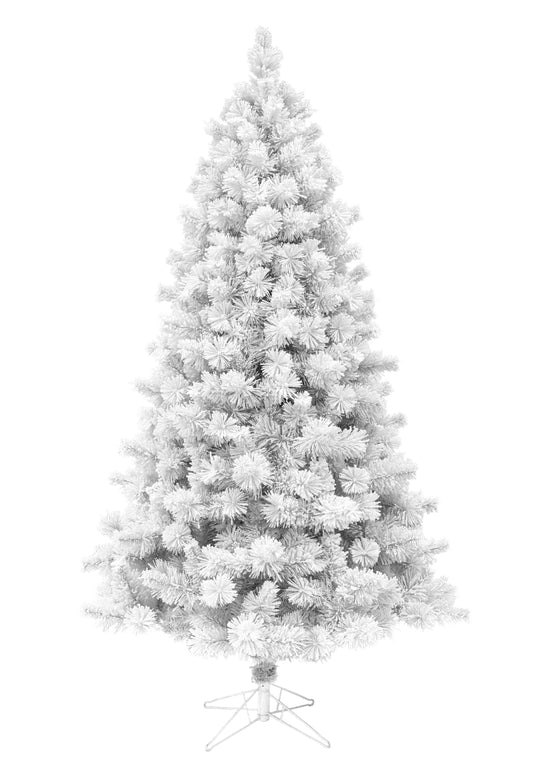 PVC Pine Snow Flocked: 8'