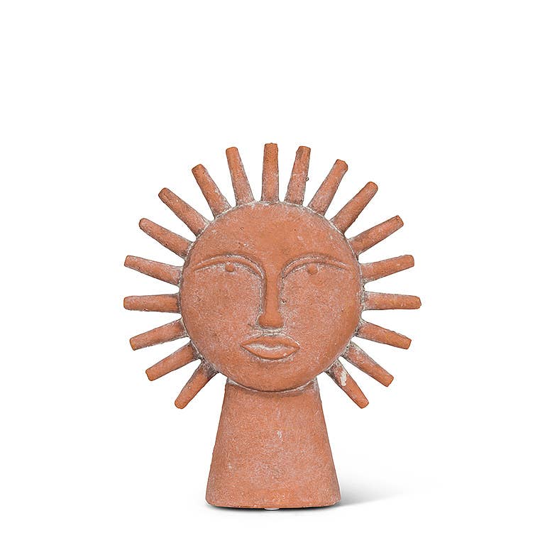 Sm Sun Ray Face Figure-8.5"H