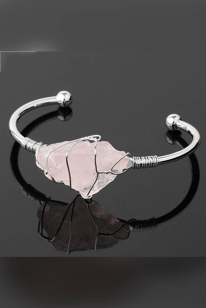 HD004 Crystals and Stones Bracelet MOQ 3pcs