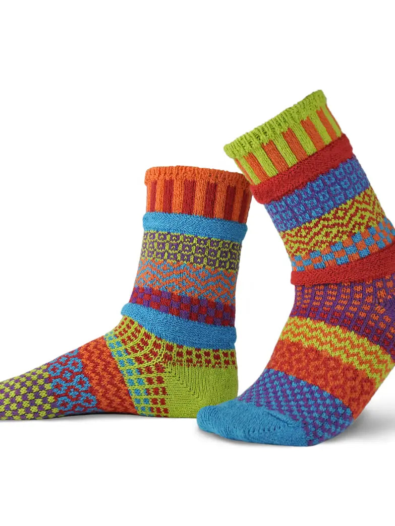 Cosmos Adult Crew Socks
