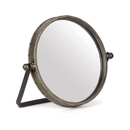 Round Counter Top Mirror