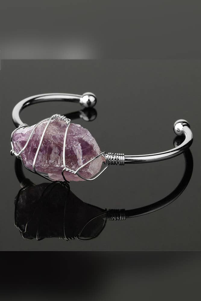 HD004 Crystals and Stones Bracelet MOQ 3pcs