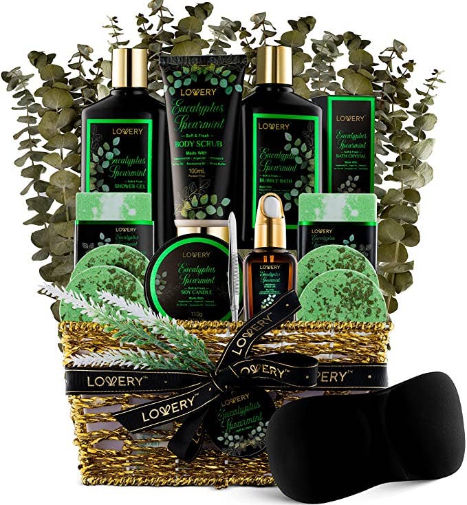 Home Spa in Eucalyptus Spearmint. Body Care & Birthday Gift