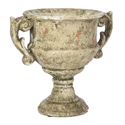 Round Cement Urn