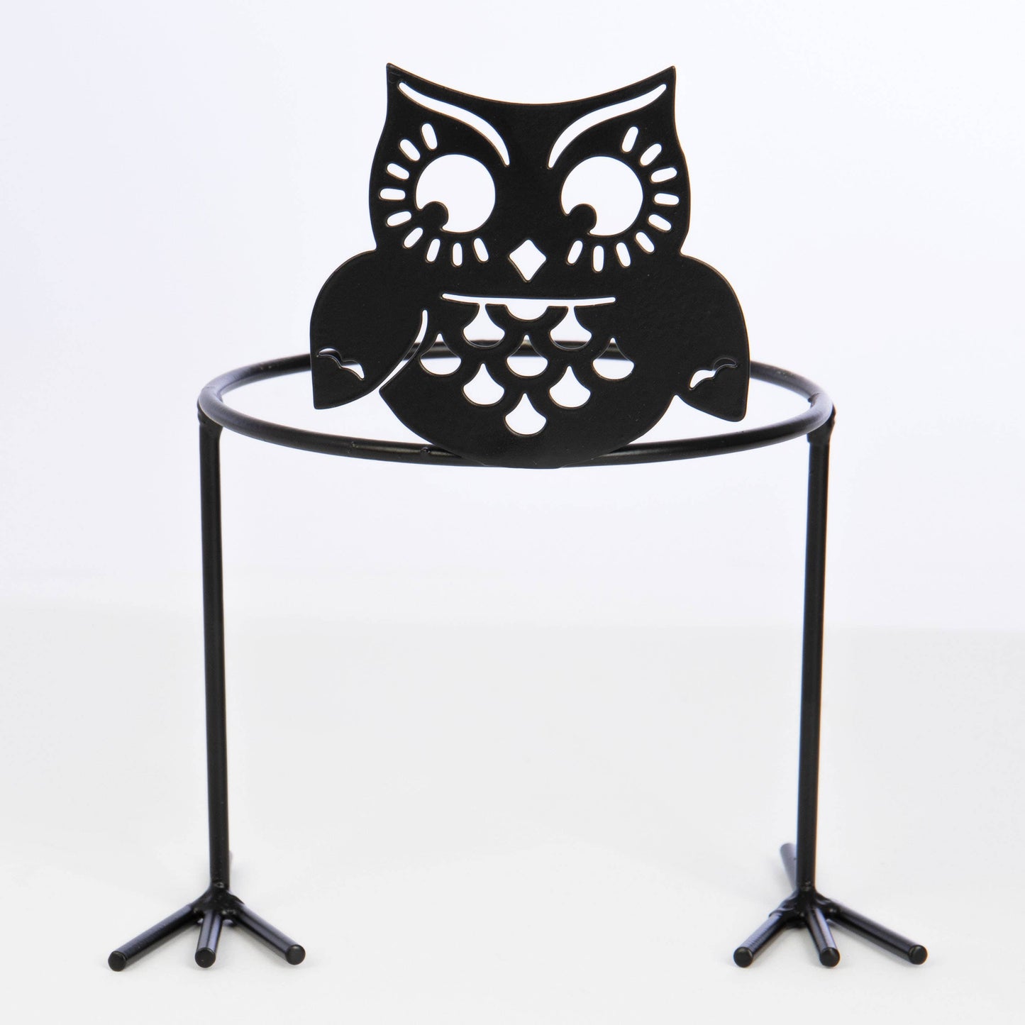 RD METAL PUMPKIN STAND-OWL