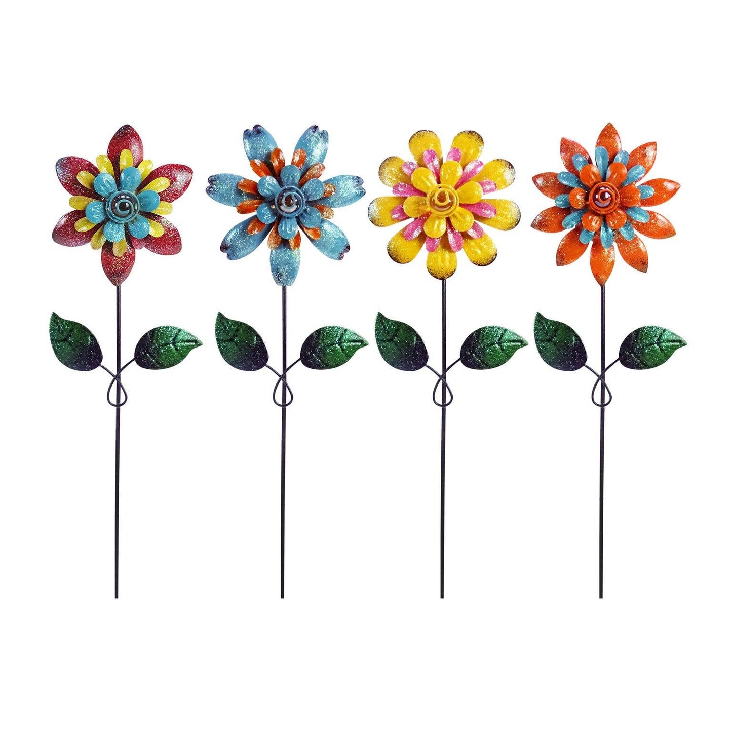 Alpine Corporation Glitter Retro Flower Pot Sticker