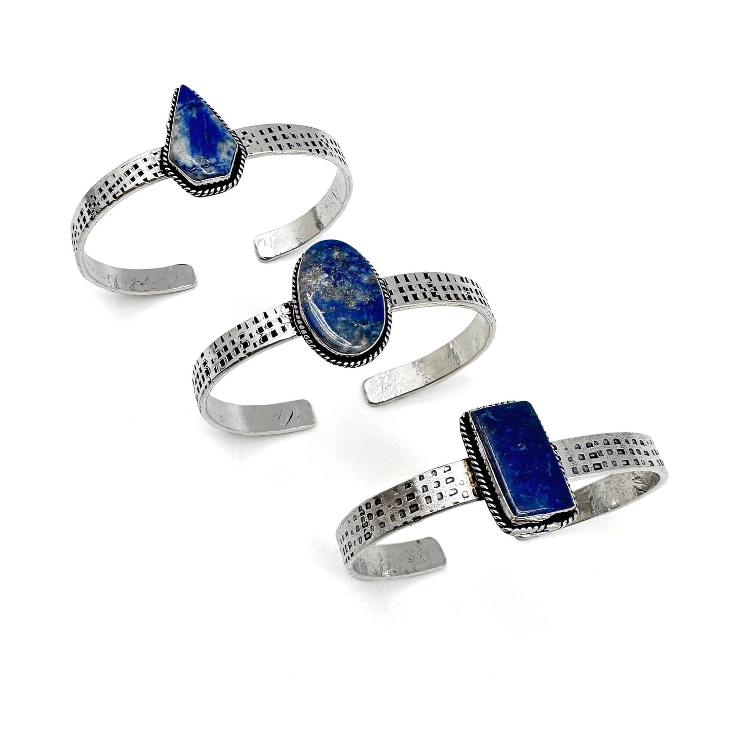 Kashi Semiprecious Stone Cuff - Lapis