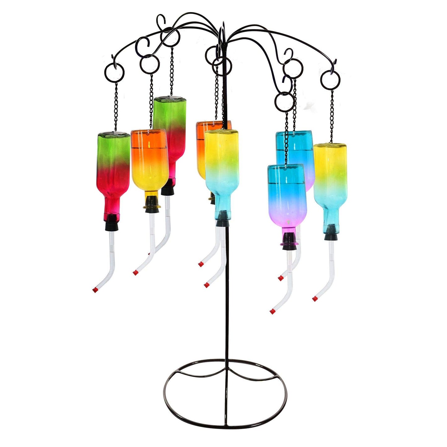 Alpine Corporation Ombre Glass Hummingbird Feeder