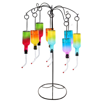 Alpine Corporation Ombre Glass Hummingbird Feeder