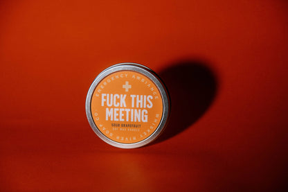 Fuck This Meeting Emergency Ambiance Travel Tin | Funny Cand
