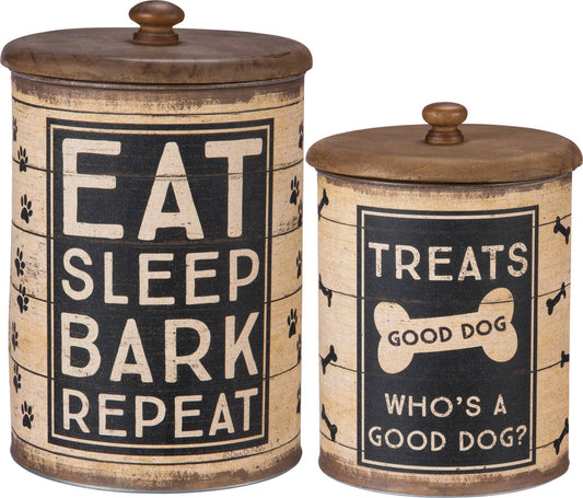 Treats Good Dog- Canister Set