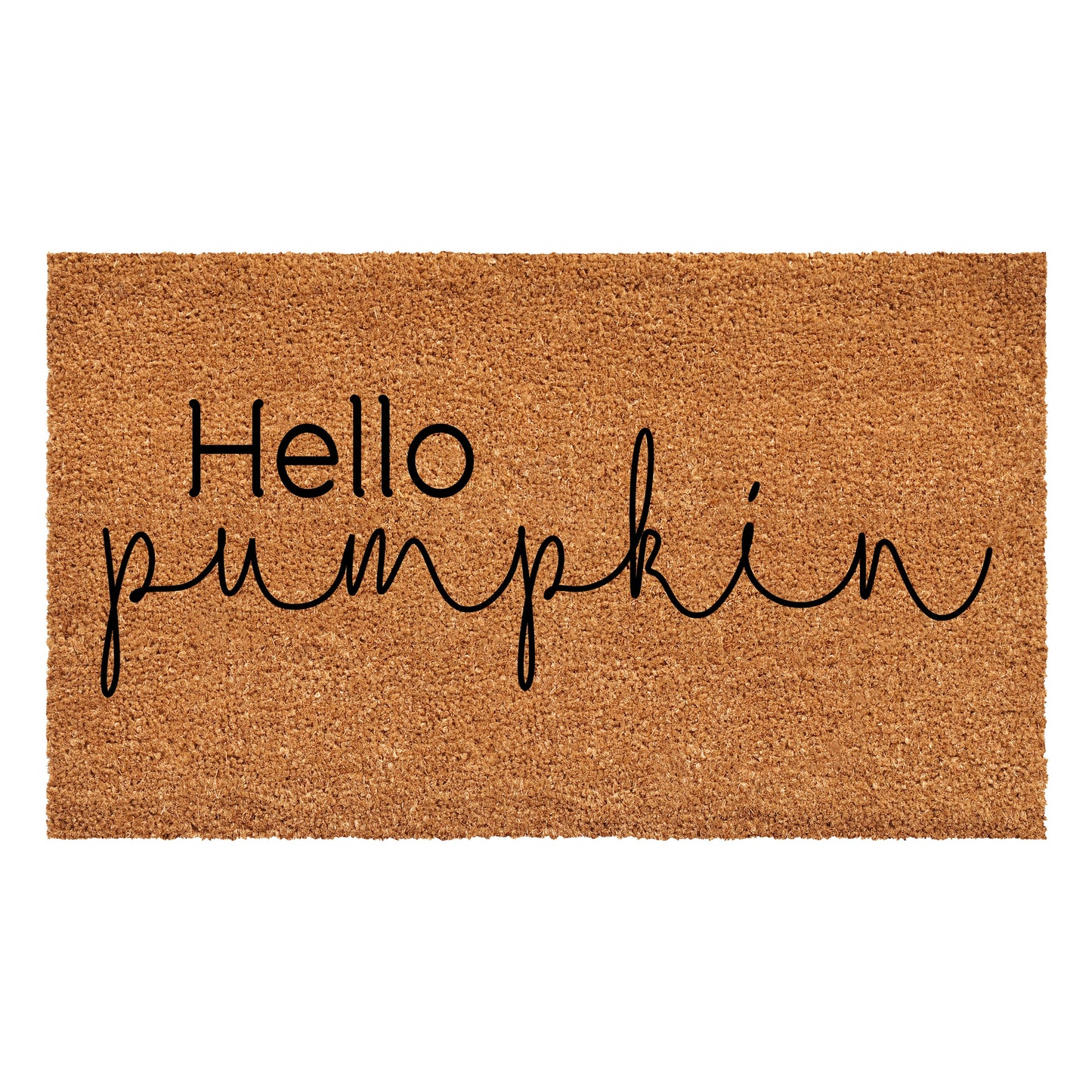 Hello Pumpkin Fall Doormat: 17 x 29