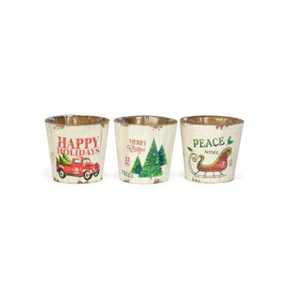 RD WOOD PLANTER - 3 ASST (PVC LINER INCLUDED)