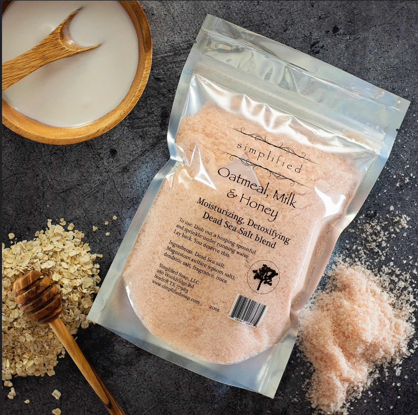 20oz Dead Sea Salt Bag: Rugged