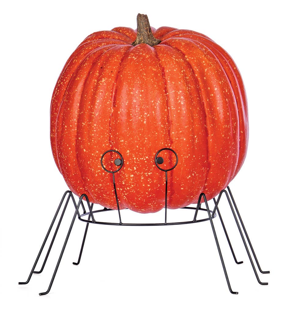 RD METAL PUMPKIN STAND-SPIDER
