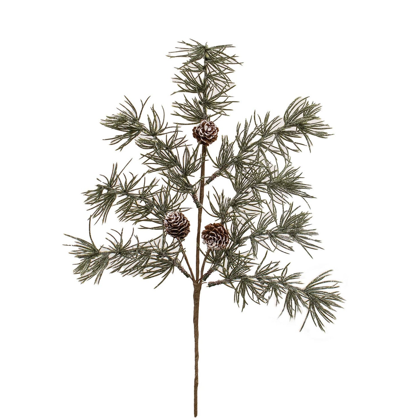 Iced Weeping Pine Spray, 20"