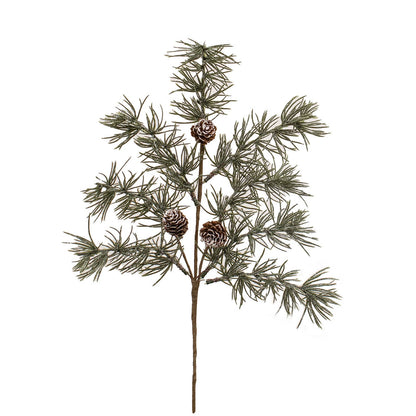 Iced Weeping Pine Spray, 20"
