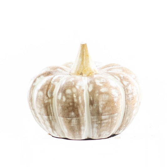 White Washed Pumpkin Sm